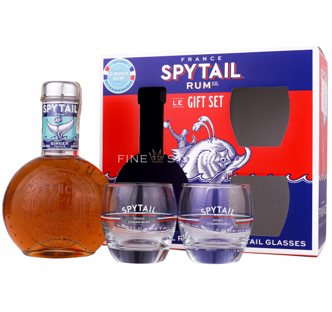 Spytail Rum Ginger Cu 2 Pahare 0.7L