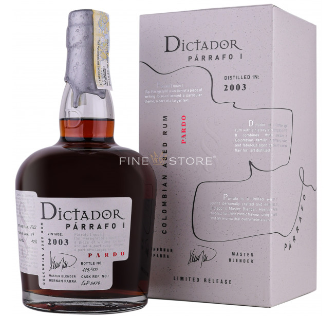 Dictador Parrafo Pardo 2003 0.7L