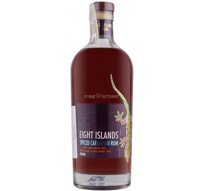 Eight Islands Spiced Caribbean Rum 0.7L
