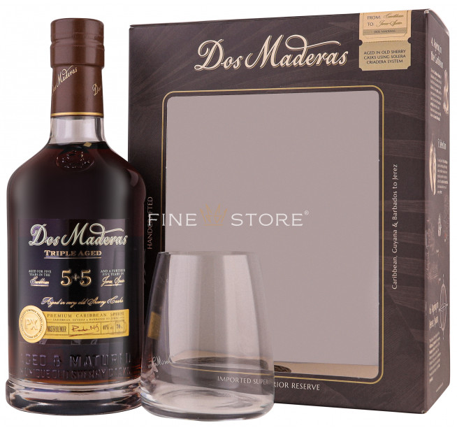 Dos Maderas 5 + 5 Pedro Ximenez Cu Pahar Si Coaster 0.7L