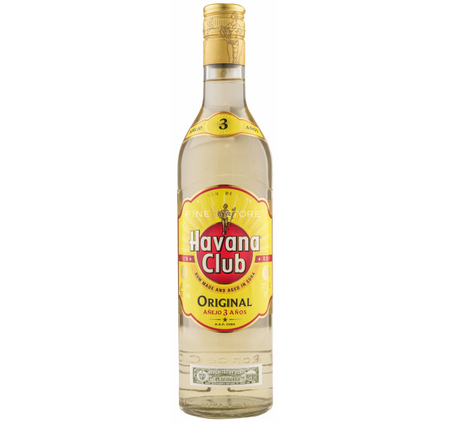 Havana Club Anejo Blanco 3 Ani 0.7L