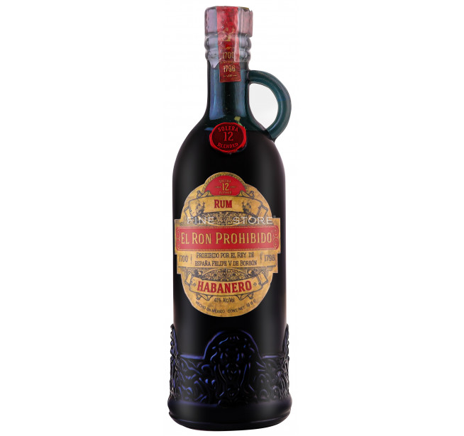 El Ron Prohibido Habanero 12 Ani Miniatura 0.1L