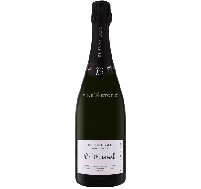 Champagne De Saint-Gall Le Mineral Grand Cru Extra Brut 0.75L