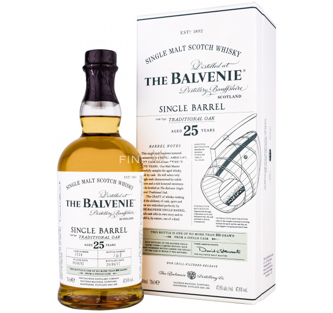 Balvenie 25 Ani Single Barrel Traditional Oak 0.7L