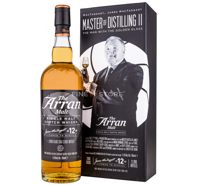 Arran Master Of Distilling II The Man With The Golden Glass 12 Ani 0.7L