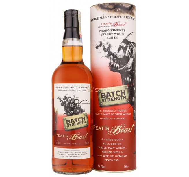 Peat's Beast Cask Strength PX Sherry Finish 0.7L