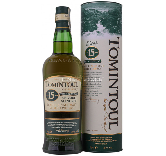 Tomintoul 15 Ani Peaty Tang 0.7L