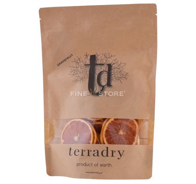 Terradry Fructe Deshidratate Grapefruit Rosu 100Gr