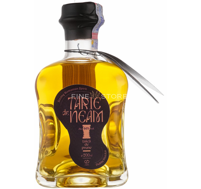Tarie De Neam Tuica De Prune Dublu Distilata 44% 0.5L