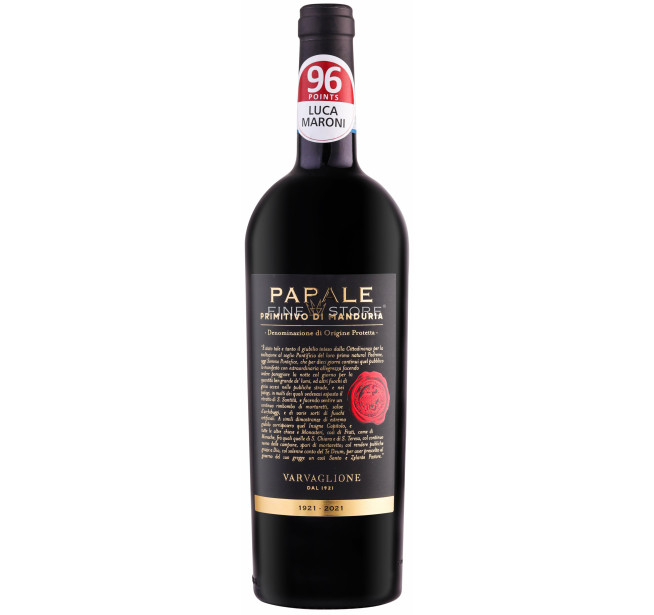 Varvaglione Papale Linea Oro Primitivo Di Manduria 0.75L