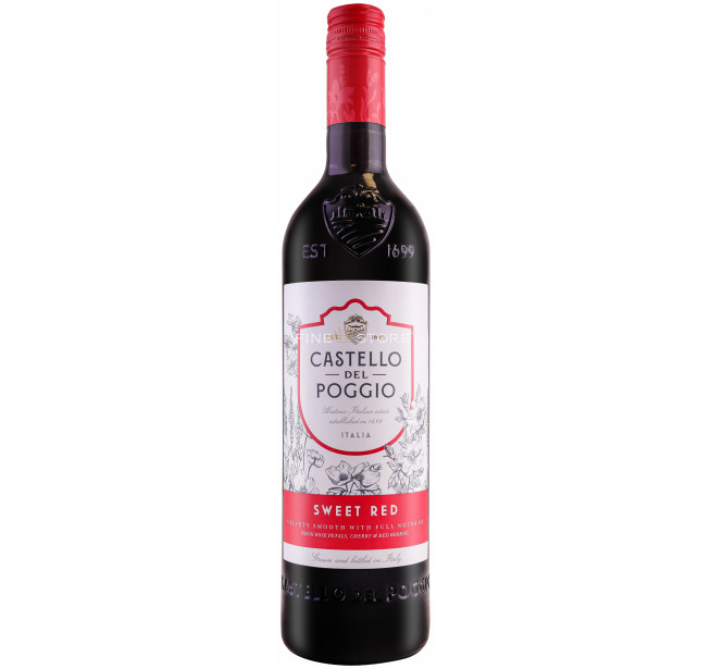Castello Del Poggio Sweet Red Pavia IGT 0.75L