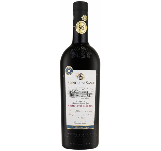 Ronco Di Sassi Primitivo & Malbec IGP 0.75L