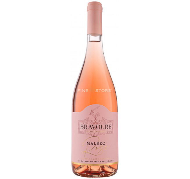 Bravoure By Chateau Cristi Malbec Rose 0.75L