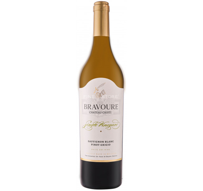 Bravoure By Chateau Cristi Single Vineyard Sauvignon Blanc & Pinot Grigio 0.75L