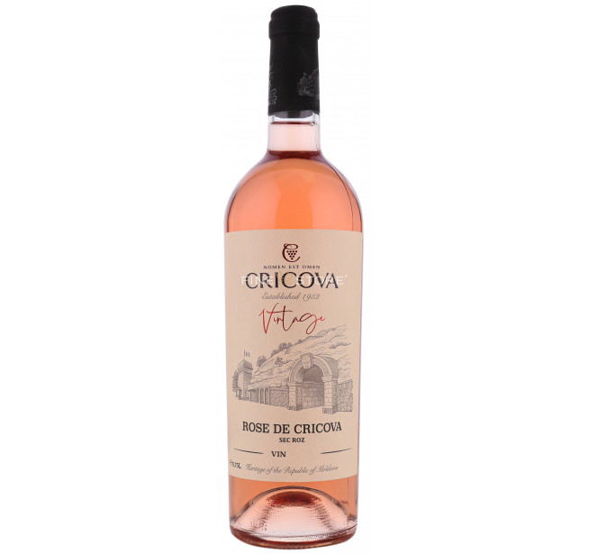 Cricova Vintage Rose 0.75L