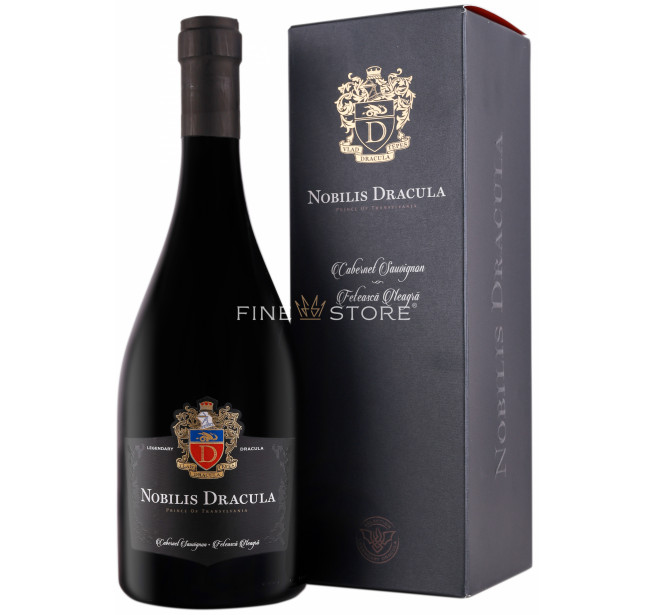 Nobilis Dracula Merlot Cabernet Sauvignon & Feteasca Neagra Cutie Cadou 0.75L