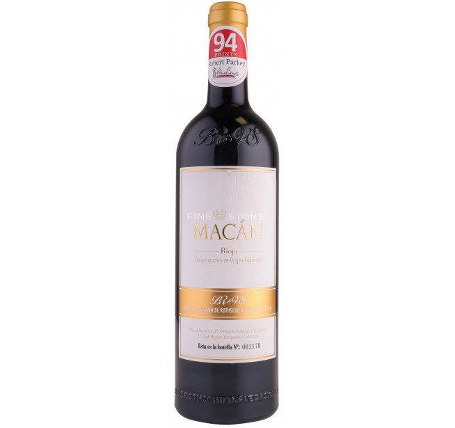 Bodegas Benjamin De Rothschild - Vega Sicilia Macan Rioja 0.75L