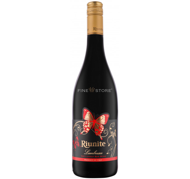 Riunite Butterfly Lambrusco Rosu 0.75L