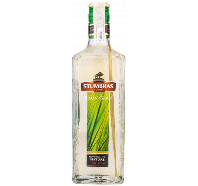 Stumbras Vodka Bison Grass 0.5L