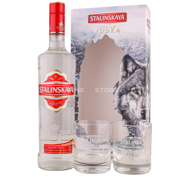 Stalinskaya Original Cu 2 Pahare 0.7L