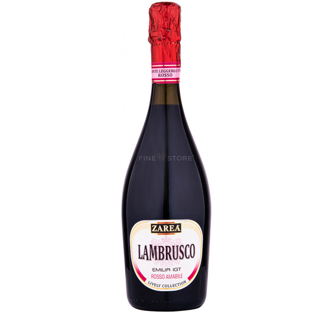 Zarea Lively Collection Lambrusco Rosso 0.75L
