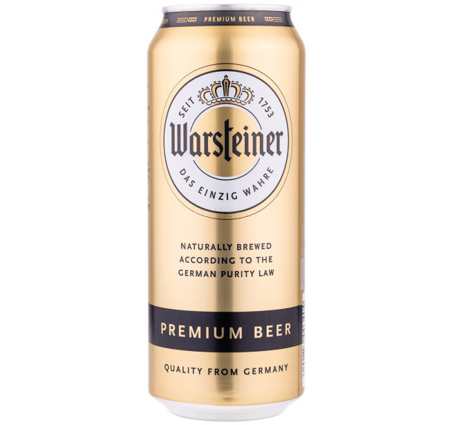 Warsteiner Premium Doza 0.5L BAX