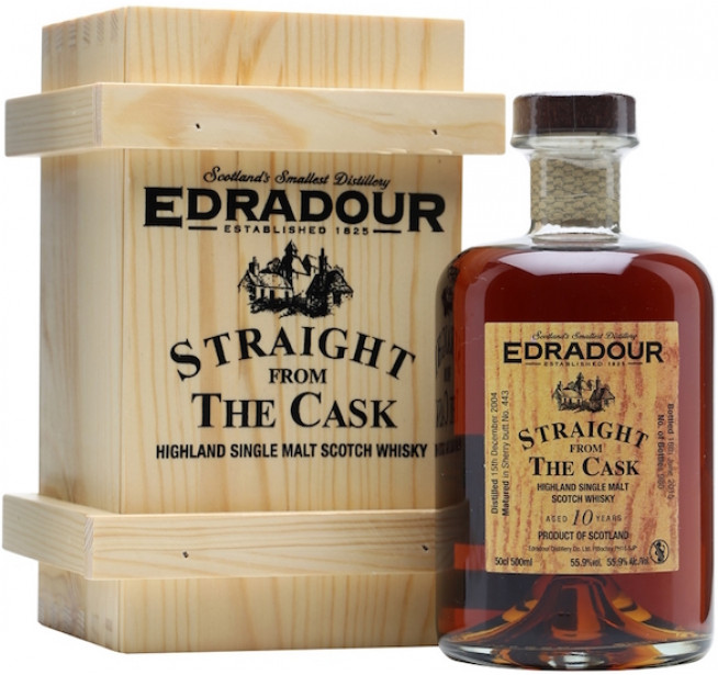 Edradour 10 Ani Straight from The Cask Old Sherry Butt 0.5L